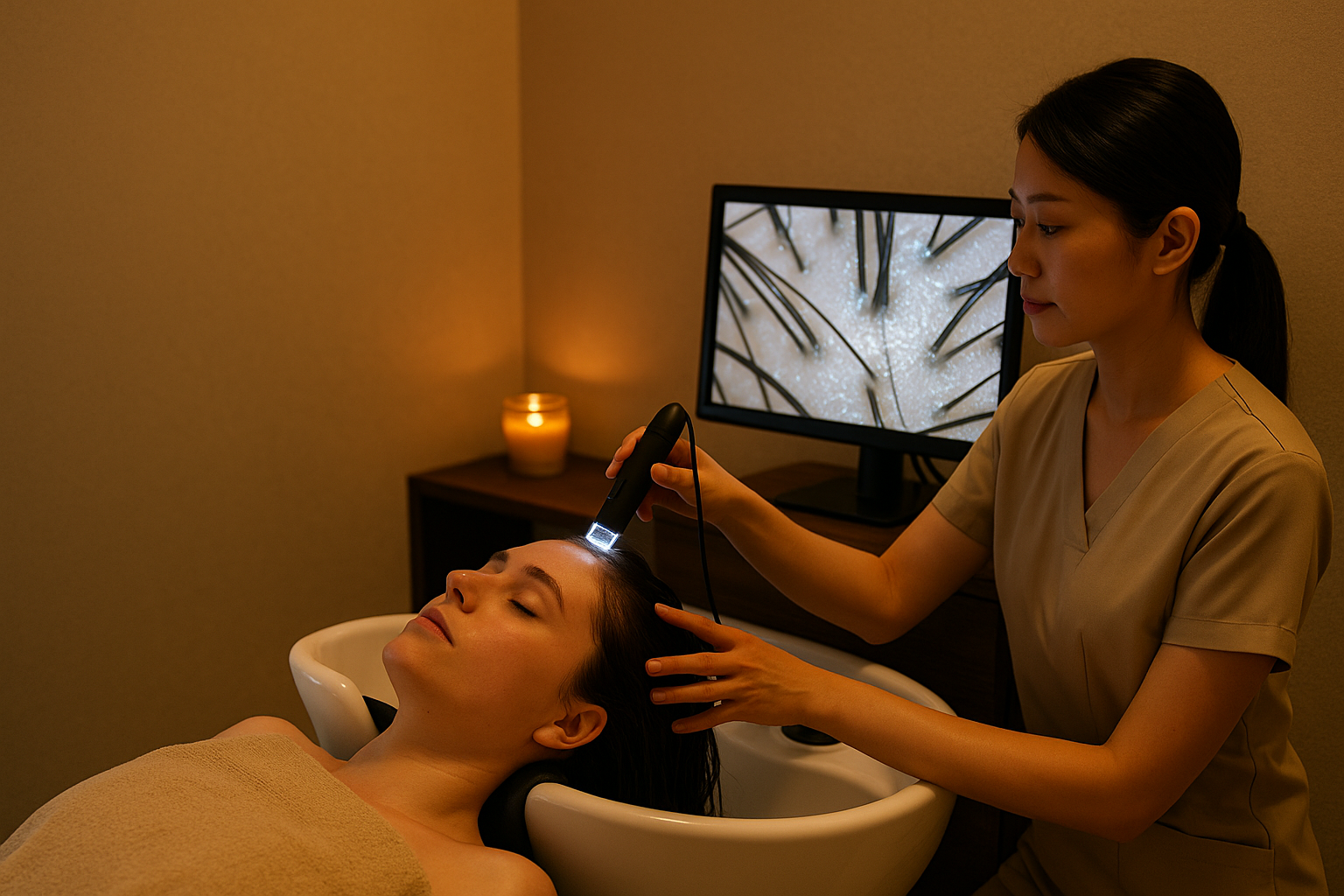 Scientific benefits of Japanese head spa treatments